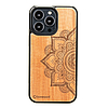 Bewood Mandala almafa fatok iPhone 13 Próhoz - világosbarna