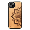 Bewood Mandala almafa fatok iPhone 14 Plushoz - világosbarna