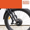 BLACK+DECKER Kerékpár U-lakat 14mmx25cm, 1400g, 3 kulcs