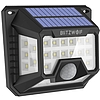 Blitzwolf BW-OLT3 kültéri napelemes LED lámpa mozgás- és szürkületérzékelővel, 1200mAh, 2 db (BW-OLT3)