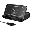 BlitzWolf BW-S27 asztali töltő, 2xUSB-A, 4xUSB-C (fekete)