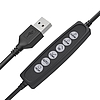 Blitzwolf BW-SL5 telefonállvány / asztali állvány RGB LED lámpával (BW-SL5)