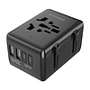 BlitzWolf BW-TA1 4 az 1-ben utazós adapter 2xUSB+USB-C+PD, 20W