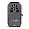 BlitzWolf BW-TA2 5 az 1-ben utazós adapter 2xUSB PD+2xC QC+C GaN, 100W