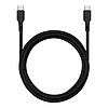 BlueStar USB-C/USB-C kábel, 3A, 60W, 1m, fekete, DC-001CC3.0