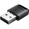 Bluetooth 5.3 Ugreen CM591 USB adapter/vevő, LED, 20m hatótáv fekete (90225)