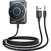 Bluetooth 5.4 adapter Ugreen CM723, USB + 3,5 mm-es mini jack, beépített mikrofon fekete (35002)