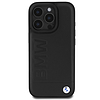 BMW bőr Hot Stamp iPhone 16 Pro Max tok - fekete