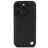 BMW bőr Hot Stamp iPhone 16 Pro tok - fekete