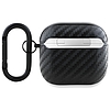 BMW Carbon dupla fém logó - AirPods 4 tok fekete (BMA4WMPUCA2)