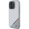 BMW M Carbon Tricolor Line MagSafe tok iPhone 16 Pro Maxhoz - szürke
