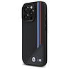 BMW M hálós, háromszínű csíkos MagSafe tok iPhone 16 Próhoz - fekete