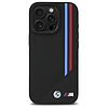 BMW M hálós, háromszínű csíkos MagSafe tok iPhone 16 Próhoz - fekete