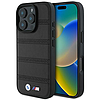 BMW M perforált és varrott vonalvezetésű MagSafe tok iPhone 16 Próhoz - fekete