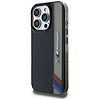 BMW Motorsport IML függőleges csíkos iPhone 16 Pro Max tok - fekete