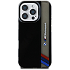 BMW Motorsport IML függőleges csíkos iPhone 16 Pro Max tok - fekete
