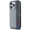 BMW Motosport IML függőleges csíkos iPhone 16 Pro Max tok - szürke