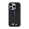 BMW steppelt háromszínű tok iPhone 15 Pro készülékhez fekete (BMHCP15L22PVTK)
