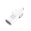 Budi - 1 db USB autós töltő LED jelzővel+USB típusú C kábel (BD062T)