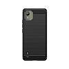 Carbon Case szilikon tok Nokia C110 telefonhoz - fekete
