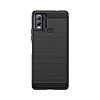 Carbon Case szilikon tok Nokia C22-höz - fekete