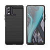 Carbon Case szilikon tok Nokia C22-höz - fekete