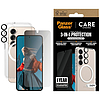 CARE by PanzerGlass Flagship 3in1 tok + Betekintést gátló üveg + Lencse Samsung Galaxy S25 készülékhez