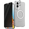 CARE by PanzerGlass Flagship 3in1 tok + Betekintést gátló üveg + Lencse Samsung Galaxy S25 Edge készülékhez - átlátszó