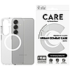 CARE by PanzerGlass Flagship Urban Combat fehér QI tok Samsung Galaxy S25-höz - átlátszó
