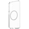 CARE by PanzerGlass Flagship Urban Combat fehér QI tok Samsung Galaxy S25-höz - átlátszó