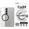 CARE by PanzerGlass Flagship Urban Combat fekete QI tok Samsung Galaxy S25-höz - átlátszó