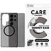 CARE by PanzerGlass Flagship Urban Combat fekete QI tok Samsung Galaxy S25 Ultra készülékhez - félig átlátszó füstszínű
