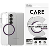 CARE by PanzerGlass Flagship Urban Combat Purple QI tok Samsung Galaxy S25-höz - átlátszó