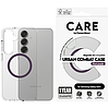 CARE by PanzerGlass Flagship Urban Combat Purple QI tok Samsung Galaxy S25+ készülékhez - átlátszó