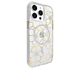 Case-Mate virágos drágakövek MagSafe - iPhone 15 Pro Max tok arany (CM051604)
