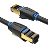 CAT8 SFTP hálózati kábel Vention IKABD 0,5 m fekete
