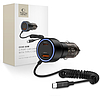 CC05 Autós Töltő 2 Portos PD60 W + USB-C Kábel - Fekete