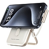 Choetech B735 mágneses powerbank 10000mAh 20W PD + USB-C kábel fehér (B735 White)