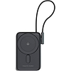 Choetech B735 mágneses powerbank 10000mAh 20W PD + USB-C kábel fekete (B735 Black)