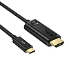 Choetech CH0019 USB-C-HDMI kábel, 1,8 m, fekete