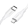 Choetech IP0040 USB-C kábel a Lightning PD18/30W-hoz 1,2 m, fehér (IP0040)