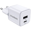 Choetech PD30W két portos fali töltő 1C1A fehér (PD5012-white)