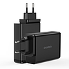 Choetech töltő GaN 140W 4 port (2x USB C, 2x USB) fekete (PD6005)