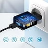 Choetech USB úti fali töltő 18W Power Delivery fekete (Q5003-EU)