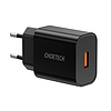 Choetech USB úti fali töltő 18W Power Delivery fekete (Q5003-EU)