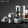 Circle Joy Stainless Steel Ice Cubes acél jégkockák (6db)