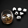 Circle Joy Stainless Steel Ice Cubes acél jégkockák (6db)