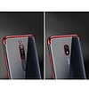 Clear Color Case Gel TPU Galvanizáló keret burkolat Xiaomi Redmi 8A fekete