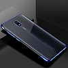 Clear Color Case Gel TPU Galvanizáló keret Cover Xiaomi Redmi 8A kék