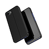 Clear View tok iPhone 16e-hez - flip tok - fekete